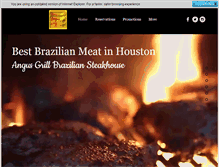 Tablet Screenshot of angusgrillbraziliansteakhouse.com